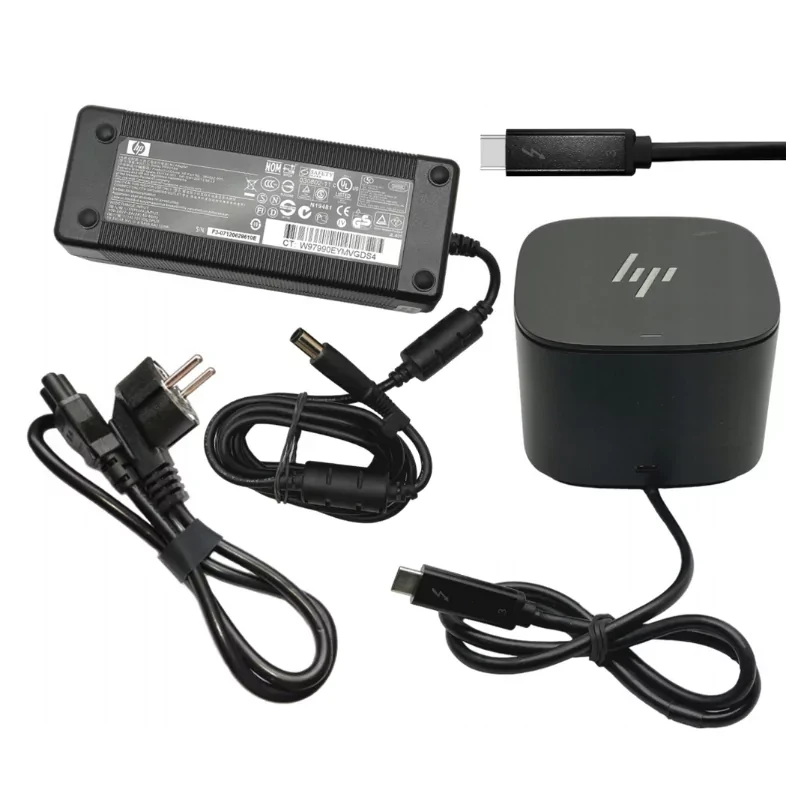 HP Thunderbolt Dock 120W G2 – wszechstronna stacja dokująca, która zapewnia szybkie połączenie i zasilanie, idealna dla maksymalnej produktywności.jpg