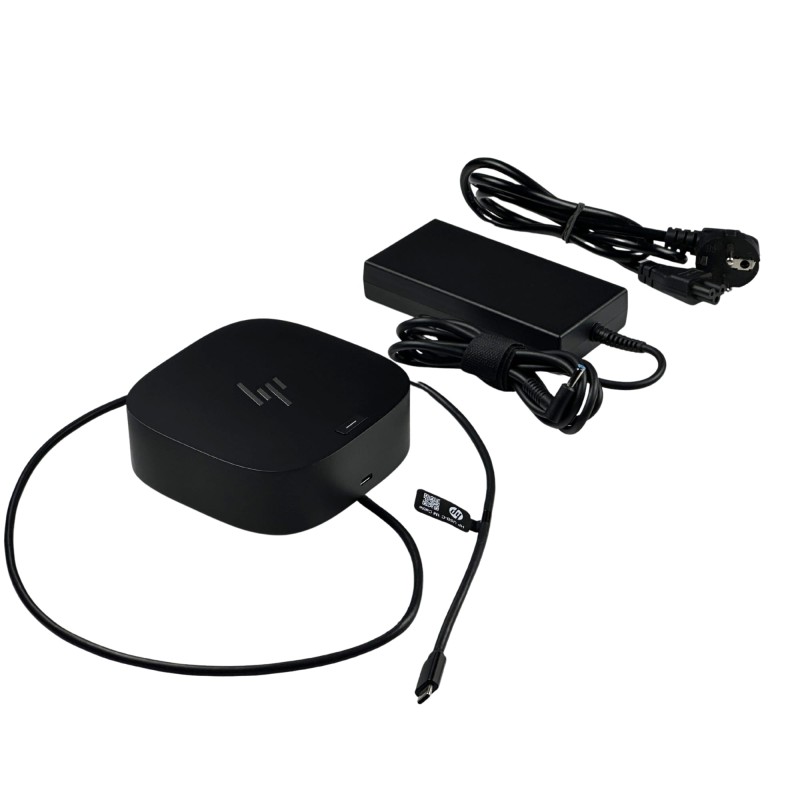 HP USB-C Dock G5 – wszechstronna stacja dokująca z wieloma portami. Ułatwia podłączenie urządzeń i szybkie ładowanie, idealna do efektywnej pracy.