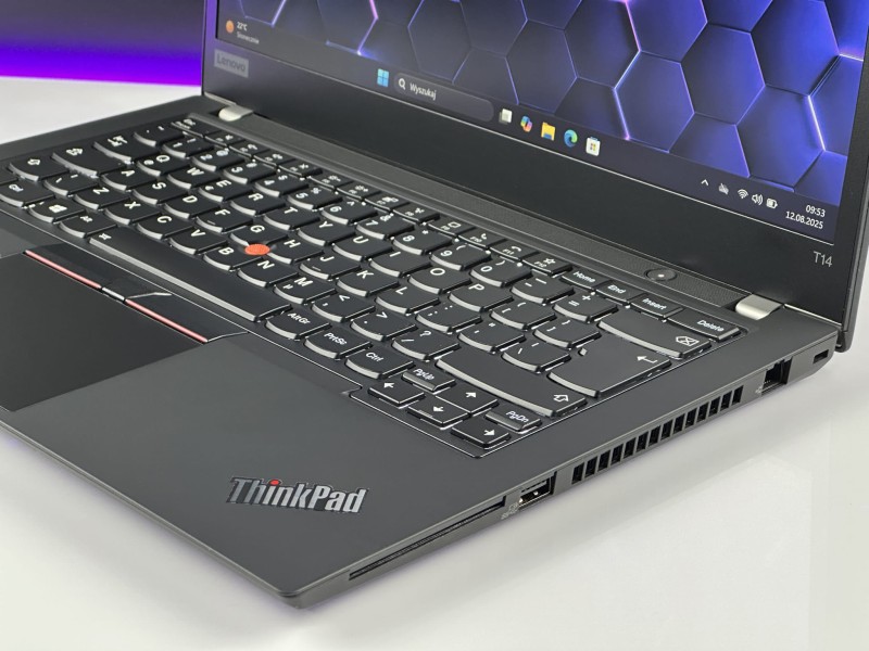 Lenovo ThinkPad T14 Gen 1 - Ryzen 5 4650U, 14". Biznesowy laptop z wydajnym procesorem AMD Ryzen PRO, idealny do pracy biurowej i mobilnej.