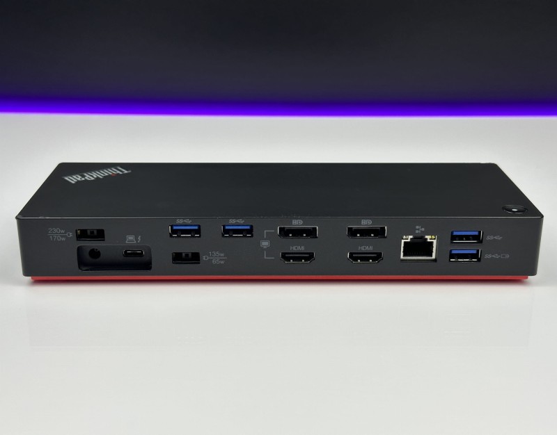 Lenovo ThinkPad Thunderbolt 3 Dock Gen 2 (40AN) – stacja dokująca oferująca szybkie połączenia, obsługę wielu monitorów i wygodę pracy (5).JPG