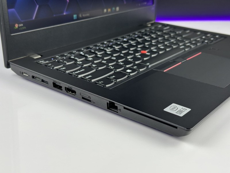Lenovo ThinkPad L14 Gen 1 z i5-10210U i ekranem FHD – solidny laptop biznesowy z klawiaturą US (PL QWERTY), idealny do pracy biurowej i zdalnej.