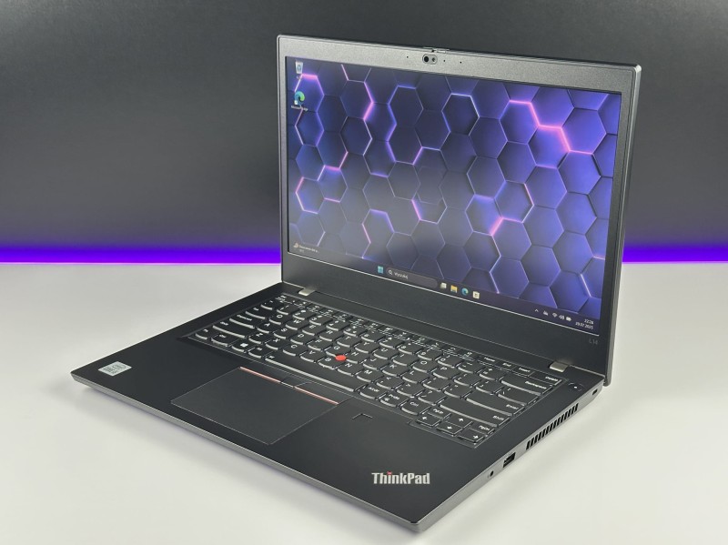 Lenovo ThinkPad L14 Gen 1 z i5-10210U i ekranem FHD – solidny laptop biznesowy z klawiaturą US (PL QWERTY), idealny do pracy biurowej i zdalnej.