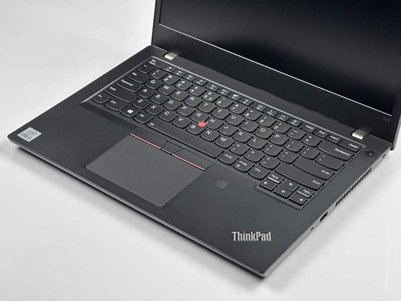 Lenovo ThinkPad L14 Gen 1 z i5-10210U i ekranem FHD – solidny laptop biznesowy z klawiaturą US (PL QWERTY), idealny do pracy biurowej i zdalnej.