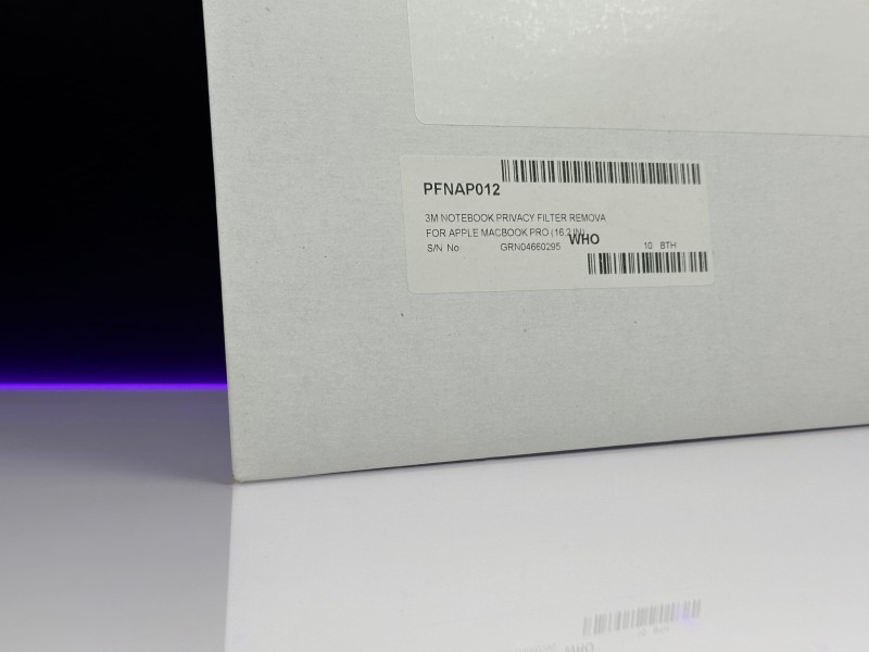 3M Privacy Filter PFNAP012 do MacBook Pro 16 – filtr prywatyzujący 3M, matowa powłoka, ochrona danych i ekranu. Idealny do pracy publicznej (3).JPG