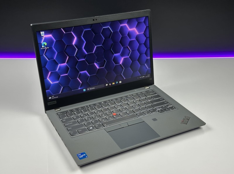 Lenovo ThinkPad T14 Gen 2 – i5-1145G7 i dotykowa matryca 14”. Aluminiowa obudowa i klawiatura US. Laptop biznesowy do pracy i mobilnych zadań (5).JPG