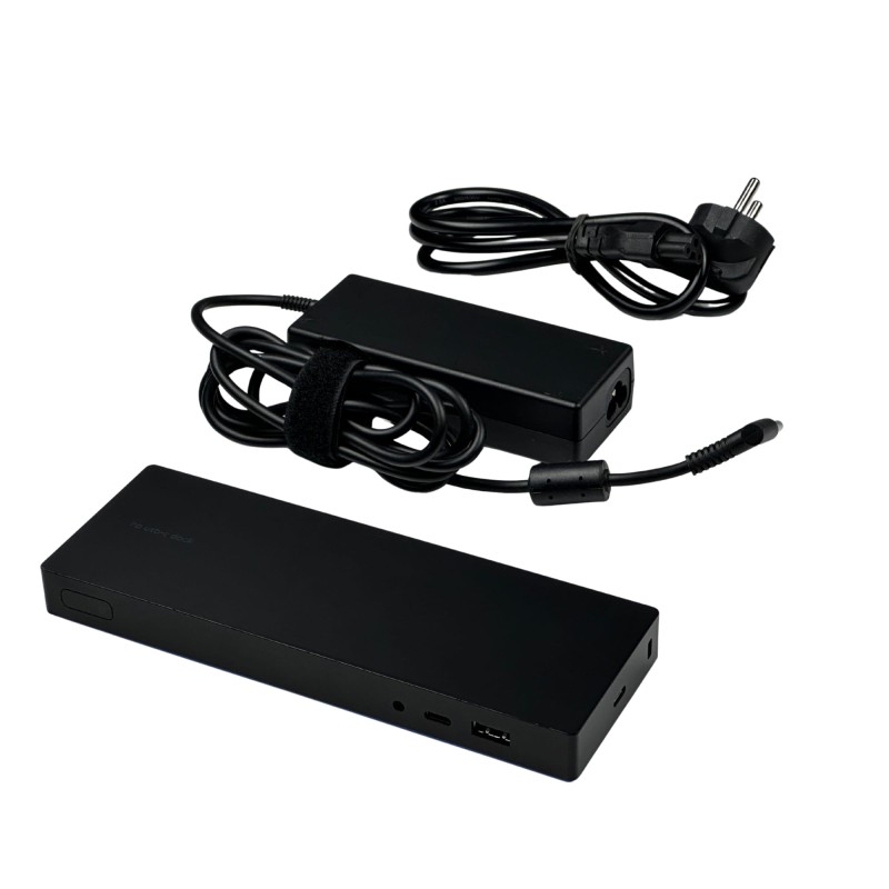 HP USB-C Dock G4 + zasilacz 90W – stacja dokująca do rozbudowy stanowiska: monitor, sieć i USB w jednym miejscu. Idealna do biura i home office.