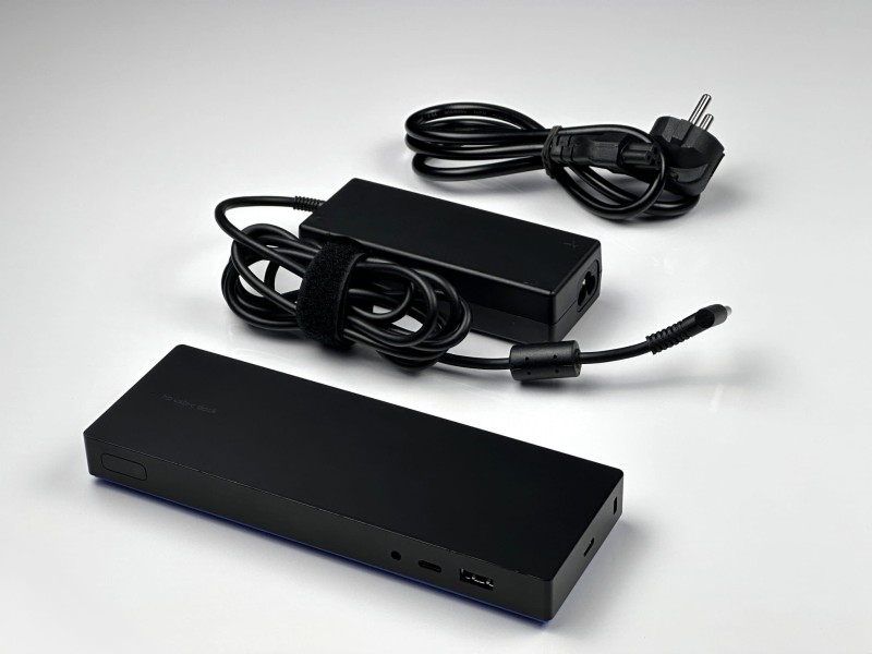 HP USB-C Dock G4 + zasilacz 90W – stacja dokująca do rozbudowy stanowiska monitor, sieć i USB w jednym miejscu. Idealna do biura i home office (1).JPG