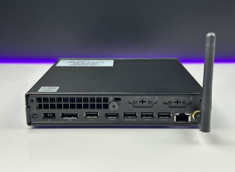 Lenovo ThinkCentre M80q Gen 1 Tiny z procesorem i3-10300T. Kompaktowy komputer stacjonarny do biura, pracy biurowej i stanowisk firmowych. Wi-Fi.  (4).JPG