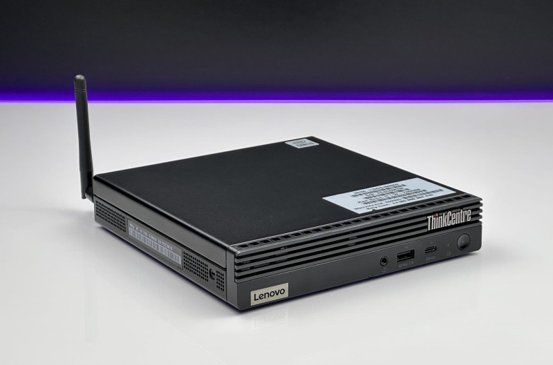 Lenovo ThinkCentre M80q Gen 1 Tiny z procesorem i3-10300T. Kompaktowy komputer stacjonarny do biura, pracy biurowej i stanowisk firmowych. Wi-Fi.  (9).JPG