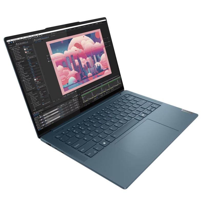 Lenovo Yoga Pro 7 14AHP9 z Ryzen 7 8845HS, RTX 3050. Ekran 14,5” 3K i kolor Tidal Teal łączą wydajność do projektów z eleganckim designem (1).JPG