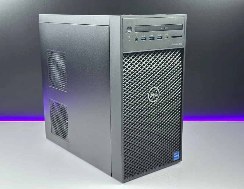 Dell Precision 3650 Tower z i7-11700 i Quadro RTX 4000 8GB to profesjonalna stacja robocza do CAD, 3D, renderingu i projektów inżynierskich.