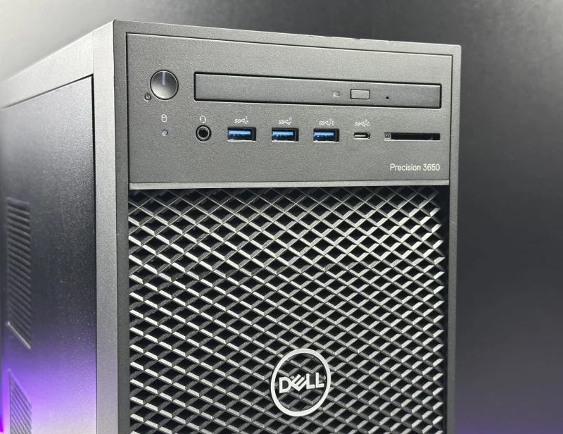 Dell Precision 3650 Tower z i7-11700 i Quadro RTX 4000 8GB to profesjonalna stacja robocza do CAD, 3D, renderingu i projektów inżynierskich.