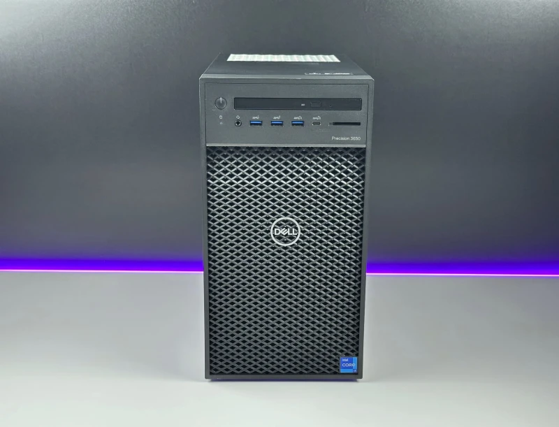 Dell Precision 3650 Tower z i7-11700 i Quadro RTX 4000 8GB to profesjonalna stacja robocza do CAD, 3D, renderingu i projektów inżynierskich.