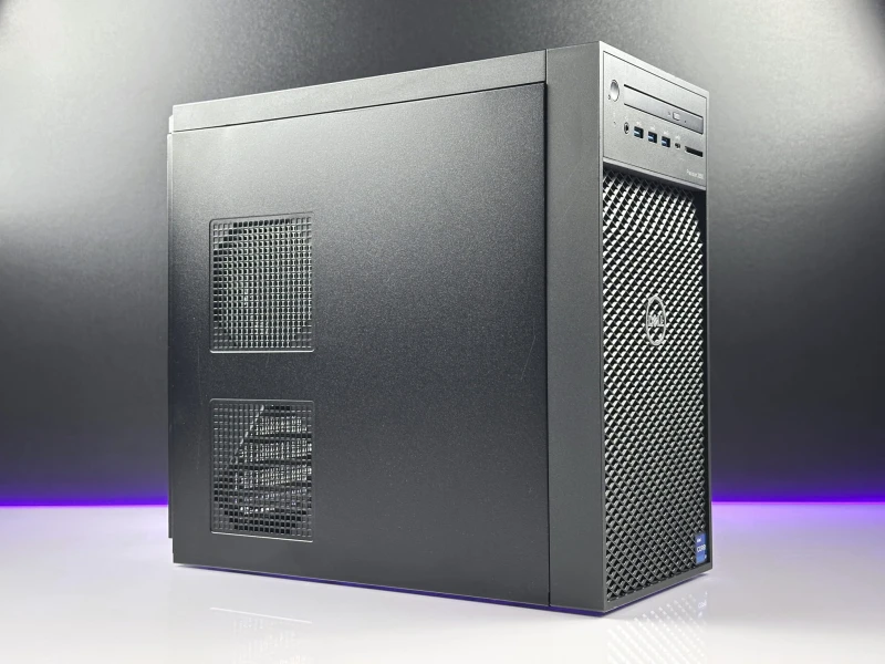 Dell Precision 3650 Tower z i7-11700 i Quadro RTX 4000 8GB to profesjonalna stacja robocza do CAD, 3D, renderingu i projektów inżynierskich.