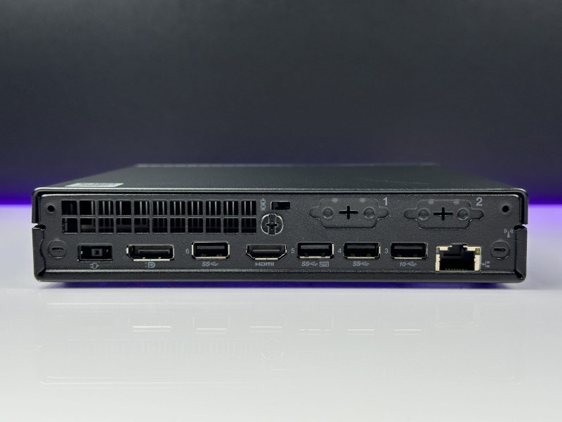 Lenovo ThinkCentre M70q Gen 1 z i5-10400T i grafiką Intel UHD 630. Kompaktowy mini PC do biura i pracy firmowej, w zestawie zasilacz 65W i kabel (4).JPG