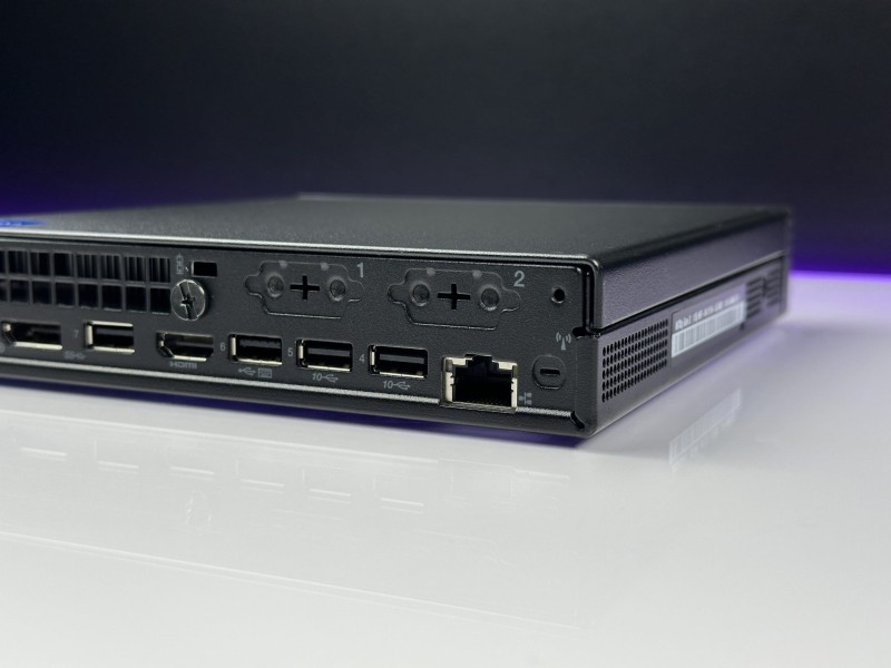 Lenovo ThinkCentre M70q Gen 3 Tiny – i5-12400T w ultrakompaktowej obudowie. Wydajny komputer biurowy, oszczędność miejsca. Zasilacz w zestawie (6).JPG