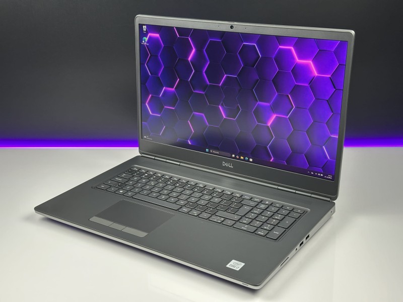 Dell Precision 7750 z i7-10750H i RTX4000 – profesjonalna stacja robocza stworzona do grafiki 3D, CAD i wymagających projektów inżynieryjnych.