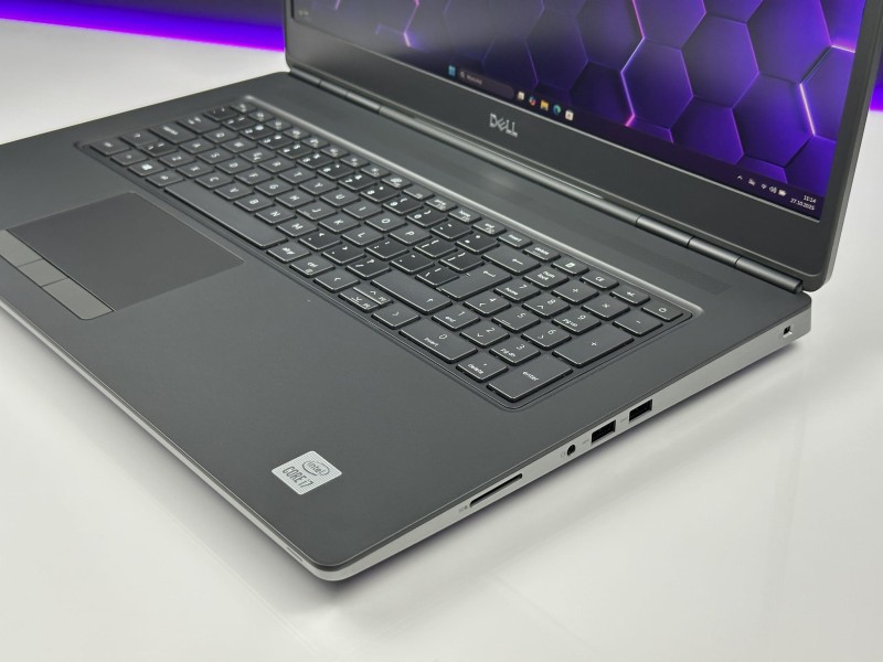 Dell Precision 7750 z i7-10750H i RTX4000 – profesjonalna stacja robocza stworzona do grafiki 3D, CAD i wymagających projektów inżynieryjnych.