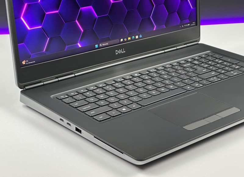 Dell Precision 7750 z i7-10850H i RTX3000 – profesjonalna stacja robocza stworzona do grafiki 3D, CAD i wymagających projektów inżynieryjnych.