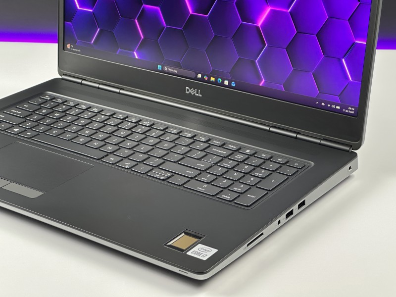 Dell Precision 7750 z i7-10850H i RTX3000 – profesjonalna stacja robocza stworzona do grafiki 3D, CAD i wymagających projektów inżynieryjnych.