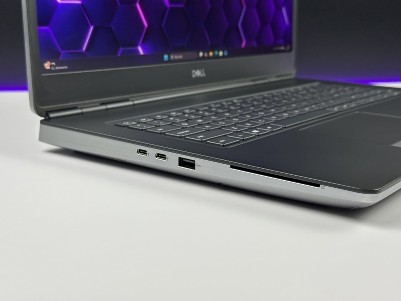 Dell Precision 7750 z i7-10850H i RTX3000 – profesjonalna stacja robocza stworzona do grafiki 3D, CAD i wymagających projektów inżynieryjnych.