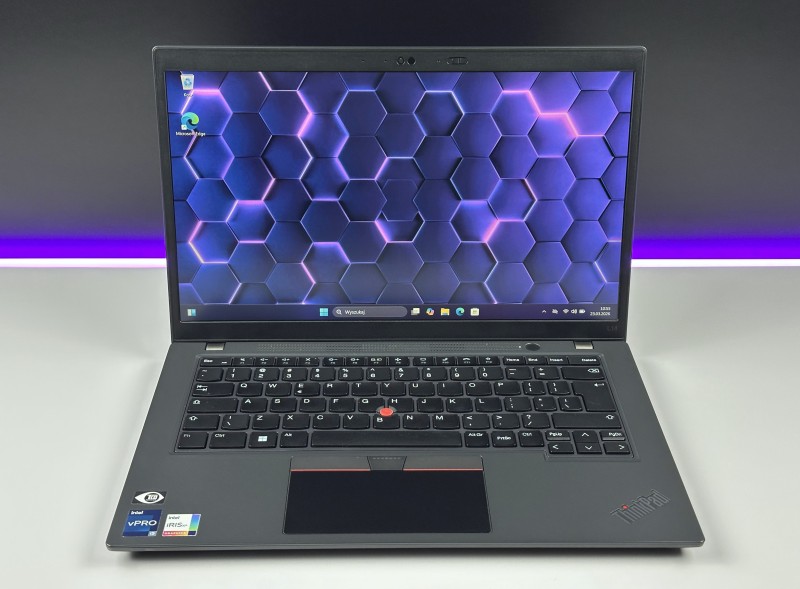 Lenovo ThinkPad L14 Gen 3 i5-1245U, 14" FHD – biznesowy laptop z czytnikiem linii papilarnych, idealny do pracy biurowej i mobilnej.