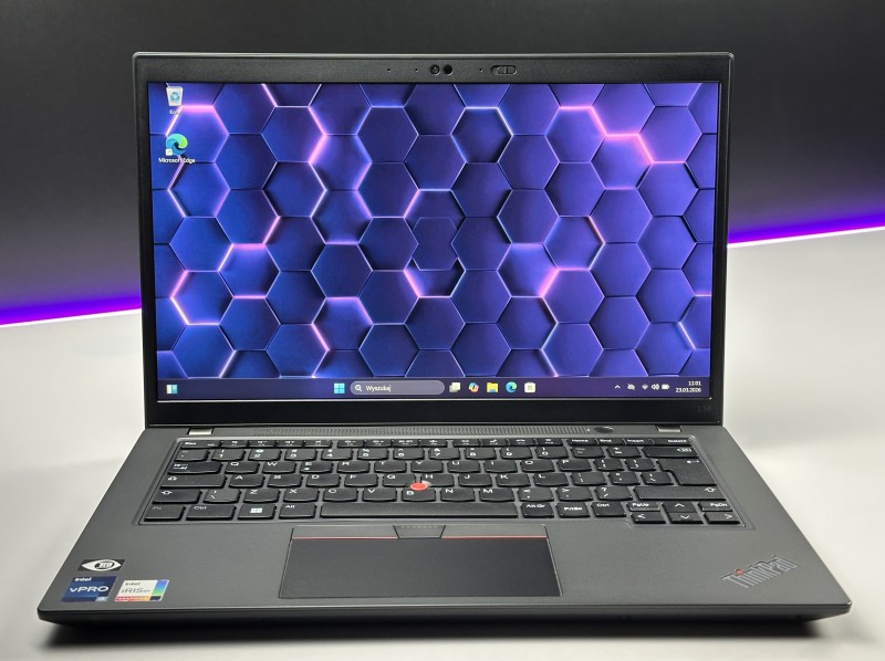 Lenovo ThinkPad L14 Gen 3 i5-1245U, 14" FHD – biznesowy laptop z czytnikiem linii papilarnych, idealny do pracy biurowej i mobilnej.