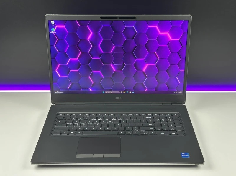 Dell Precision 7760 z i5-11500H i RTX A3000 6GB. Duży ekran 17,3” FHD i profesjonalna grafika zapewniają wydajność do CAD, 3D i pracy projektowej.