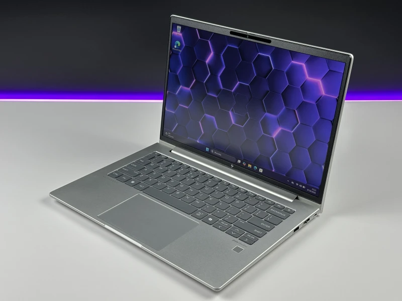 HP Elite mt645 G8 Ryzen 5 7535U, 14" FHD+ – wydajny laptop biznesowy do pracy mobilnej i biurowej z klawiaturą US.