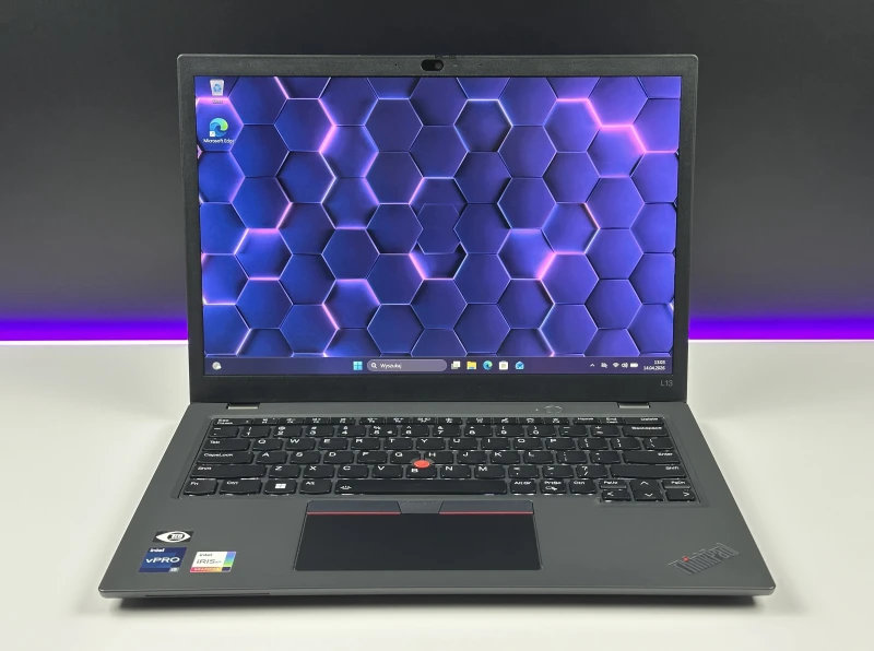 Lenovo ThinkPad L13 Gen 3 i5-1245U, 16GB RAM, ekran 13,3" FHD+ – kompaktowy laptop biznesowy z klawiaturą US do pracy mobilnej i biurowej.