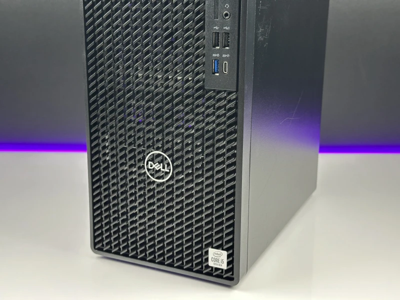 Dell OptiPlex 7080 Mini Tower - procesor i5-10500, Intel UHD Graphics 630, DVD – wydajny komputer biznesowy do biura i pracy wielozadaniowej.