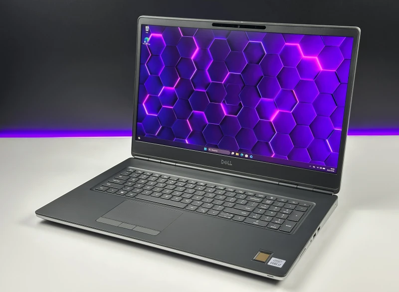 Dell Precision 7750 z i7-10850H i RTX3000 – profesjonalna stacja robocza stworzona do grafiki 3D, CAD i wymagających projektów inżynieryjnych.