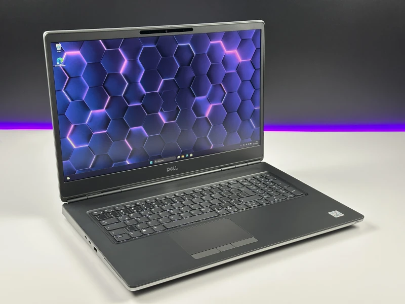 Dell Precision 7750 z i7-10850H i RTX4000 – profesjonalna stacja robocza stworzona do grafiki 3D, CAD i wymagających projektów inżynieryjnych.