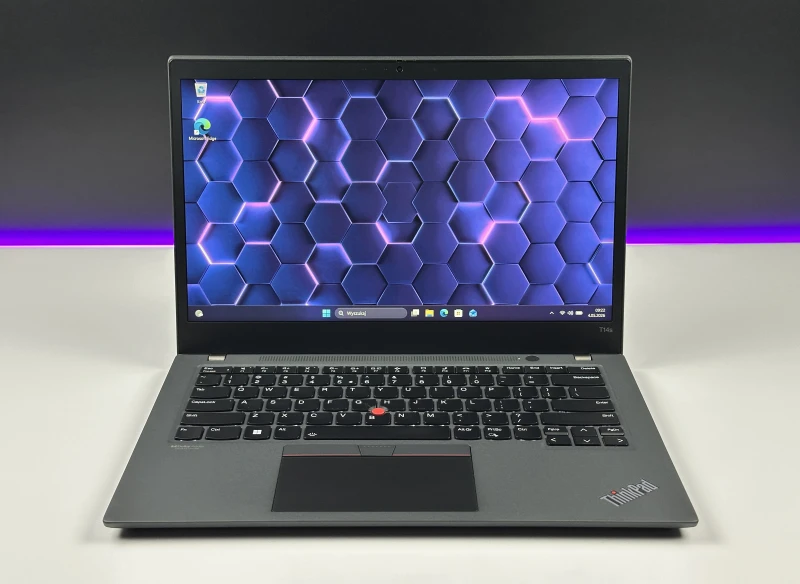 Lenovo ThinkPad T14s Gen 2 - i5-1145G7, ekran 14" FHD. Lekki ultrabook biznesowy z klawiaturą US (QWERTY PL), idealny do pracy mobilnej i biura.