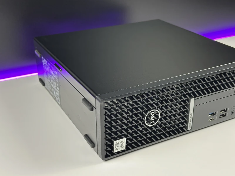 Dell OptiPlex 5080 SFF - i7-10700, Intel UHD Graphics 630, DVD. Komputer biznesowy z obsługą pamięci DDR4 i szybkich dysków PCIe NVMe.