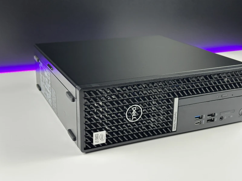 Dell OptiPlex 5090 SFF - i7-10700, UHD Graphics 630, DVD. Wydajny komputer biznesowy z obsługą pamięci DDR4 i szybkich dysków PCIe NVMe.