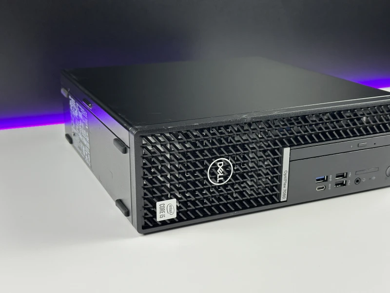 Dell OptiPlex 7080 SFF - i5-10500, UHD Graphics 630, DVD. Komputer biznesowy w obudowie Small Form Factor z szerokim zestawem portów.