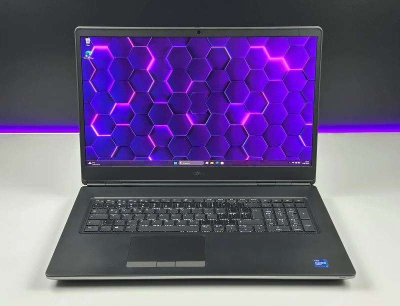 Dell Precision 7760 z i7-11850H, RTX A4000 8GB i ekranem 17,3” FHD. Profesjonalny, biznesowy laptop do renderingu, modelowania i pracy technicznej.