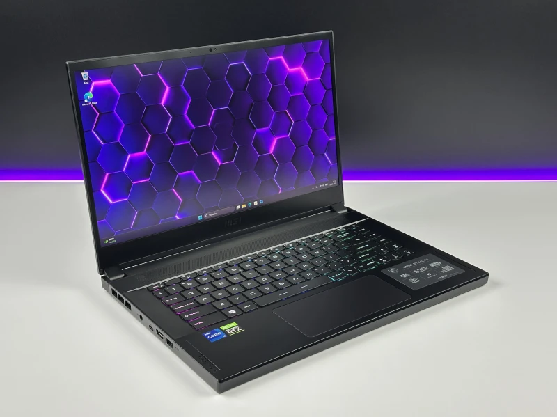 MSI GS66 Stealth 11UH - i7-11800H, RTX 3080, 15.6" QHD 165Hz. Laptop gamingowy z aluminiową obudową, klawiaturą RGB i wydajnym chłodzeniem.
