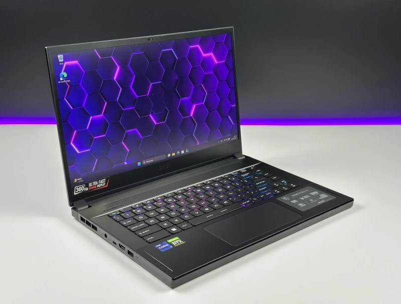 MSI GS66 Stealth 11UH - i9-11900H, 360Hz, RTX 3080. Gamingowy laptop z klawiaturą RGB i matrycą 360Hz stworzoną do rywalizacji e-sportowej.