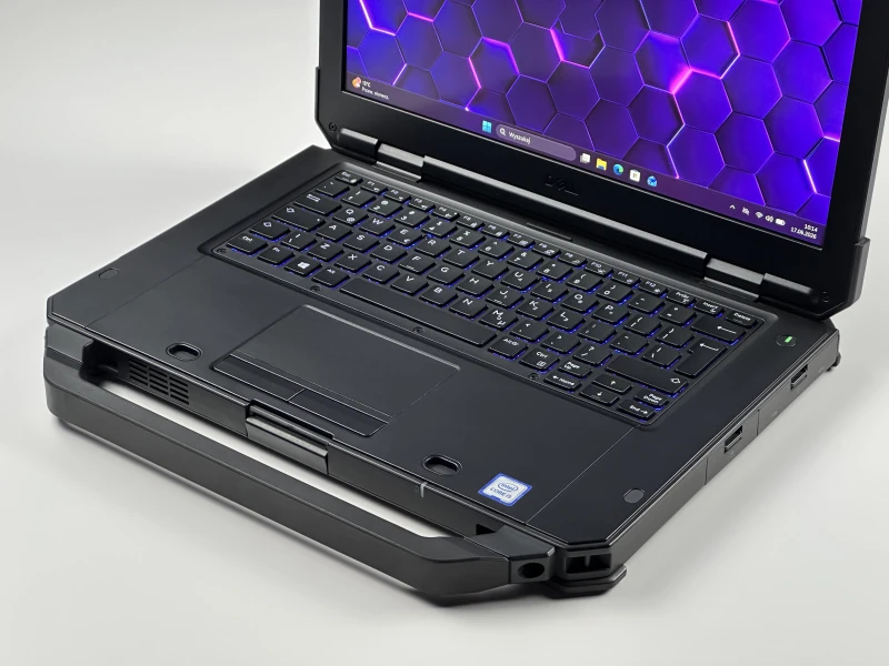 Dell Latitude 5420 Rugged - i5-8350U, 14" FHD dotyk, LTE. Wzmocniona konstrukcja, dwie baterie, rysik w obudowie i podświetlana klawiatura RGB.