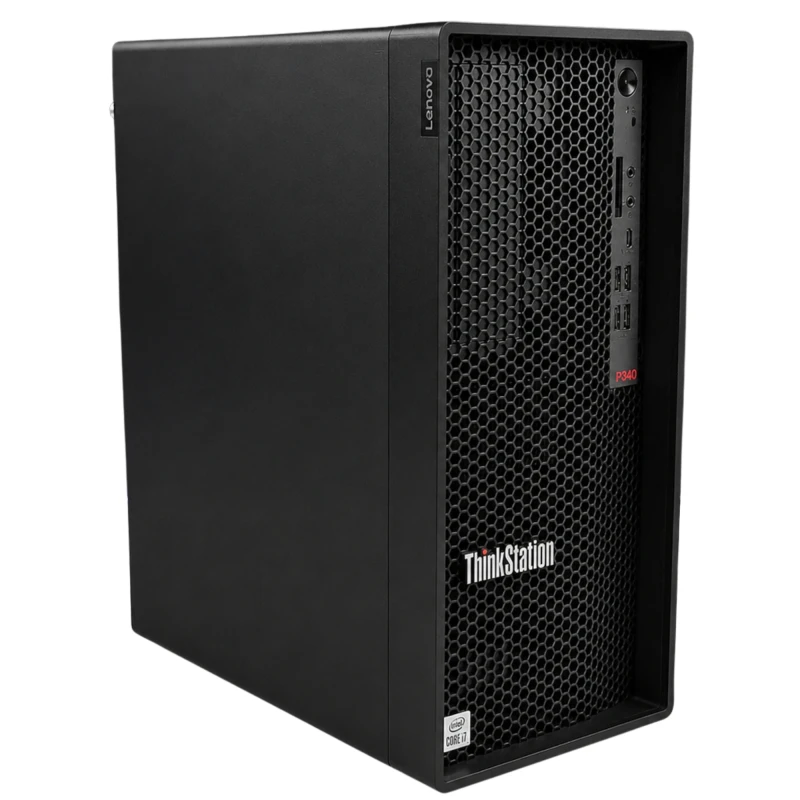 Lenovo ThinkStation P340 Tower - i7-10700K, DVD. Wydajna stacja robocza z dużymi możliwościami rozbudowy i stabilną pracą pod obciążeniem.