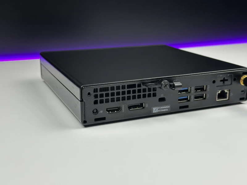 Dell OptiPlex 3080 Micro - i5-10500T, Wi-Fi. Komputer klasy biznes z modułem TPM 2.0 i energooszczędną konstrukcją do pracy przez cały dzień.