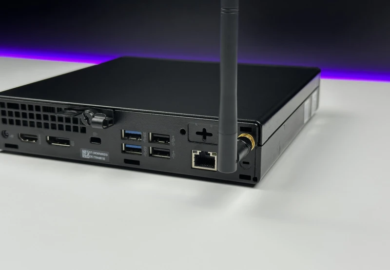 Dell OptiPlex 3080 Micro - i5-10500T, Wi-Fi. Komputer klasy biznes z modułem TPM 2.0 i energooszczędną konstrukcją do pracy przez cały dzień.