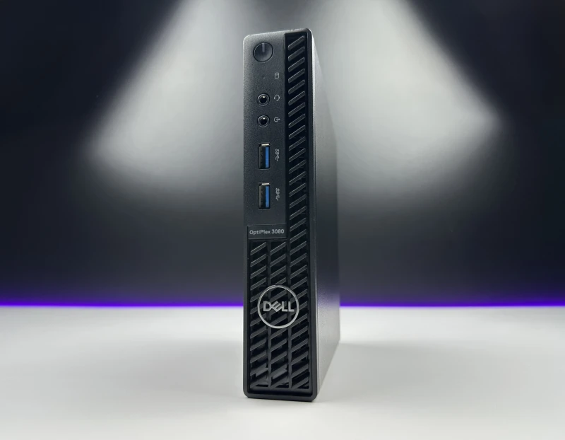 Dell OptiPlex 3080 Micro - i5-10500T, Wi-Fi. Komputer klasy biznes z modułem TPM 2.0 i energooszczędną konstrukcją do pracy przez cały dzień.
