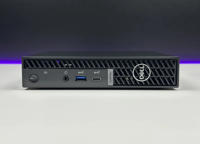 Dell OptiPlex 7020 Micro - komputer biznesowy z procesorem 14. generacji, obsługą wielu monitorów i wyjątkowo kompaktową konstrukcją.