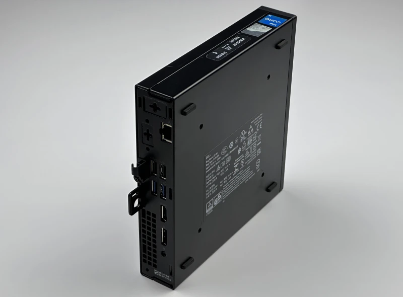 Dell OptiPlex 7020 Micro - komputer biznesowy z procesorem 14. generacji, obsługą wielu monitorów i wyjątkowo kompaktową konstrukcją.