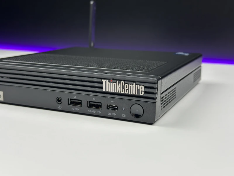 Lenovo ThinkCentre M90q Gen 5 Tiny - Intel UHD Graphics 770, Wi-Fi. komputer biznesowy z procesorem 14. generacji i obsługą do czterech monitorów.