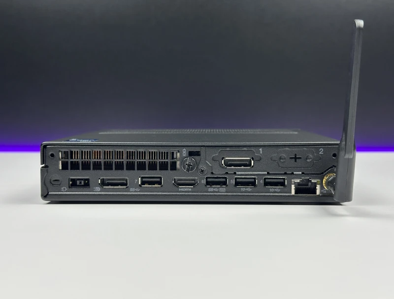 Lenovo ThinkCentre M90q Gen 5 Tiny - Intel UHD Graphics 770, Wi-Fi. komputer biznesowy z procesorem 14. generacji i obsługą do czterech monitorów.