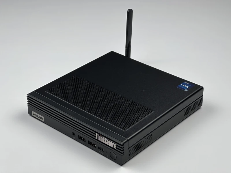 Lenovo ThinkCentre M90q Gen 5 Tiny - Intel UHD Graphics 770, Wi-Fi. komputer biznesowy z procesorem 14. generacji i obsługą do czterech monitorów.